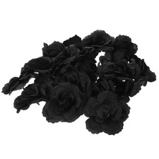  50 Pcs Fiori Neri Di Finti