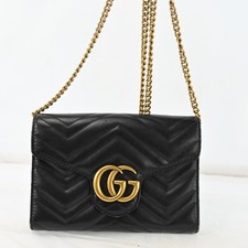 Auth GUCCI GG Marmont Chain