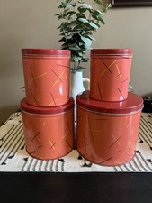 Set 4 Bidoni in Metallo Nesco