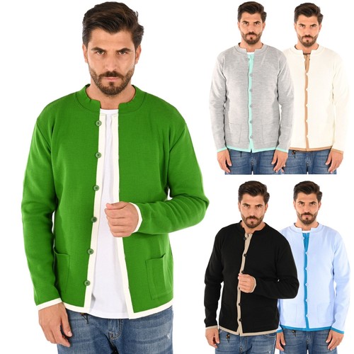 Cardigan uomo lana invernale - uomo,