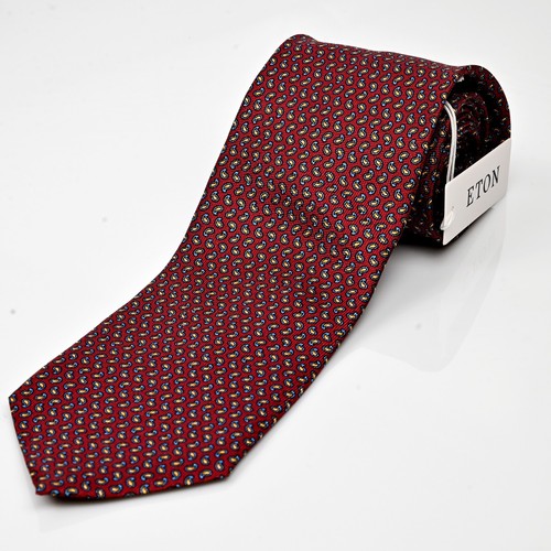 Cravatta eton rossa fantasia - eton,