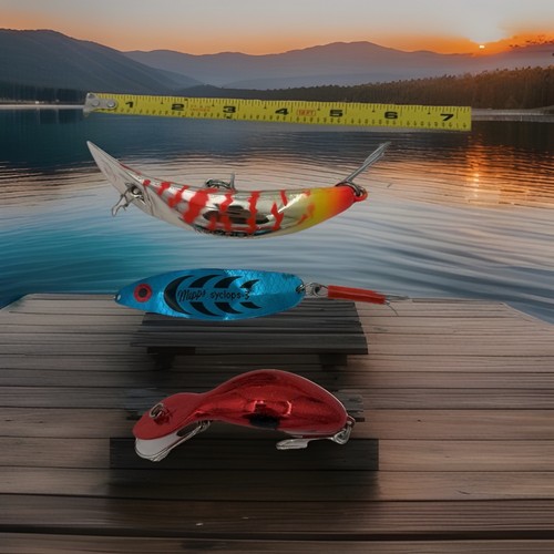 Lotto esche pesca set - di, 3