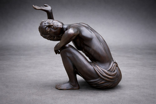 Scultura uomo bronzo - scultura,