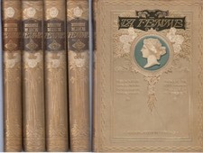 LH- LA FEMME 4 VOLUMI NATURE MOEURS LEGENDE SOCIETE' -- BONG --- 1909- C- ZFS319