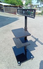FITUEYES Carrello Porta TV supporto regolabile con ruote