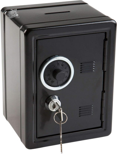 Cassaforte risparmio nera - cassaforte,