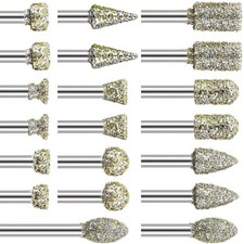 20 pz punte diamantate per
