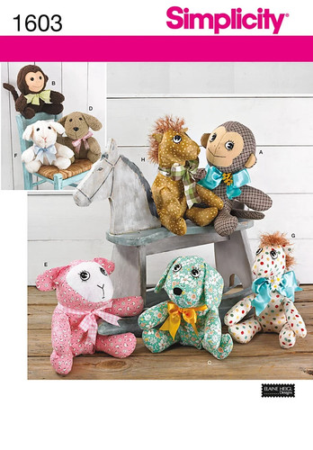 Simplicity 1603 peluche - 1603,