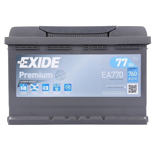Exide ea770 batteria - exide, 12v