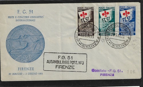 1951 italia repubblica ginnici - repubblica,