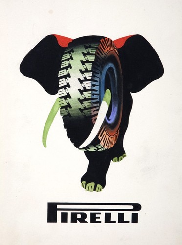 Poster pirelli vintage - pirelli,