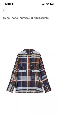 Zara collection camicia a - zara, zw