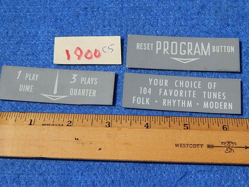 Wurlitzer 1900 inserti porta - 1900,