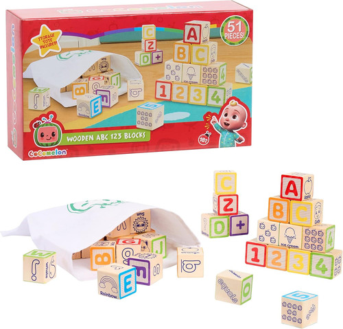 Pezzi set blocco legno - 51,