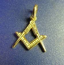 MASSONERIA ciondolo in Oro 750