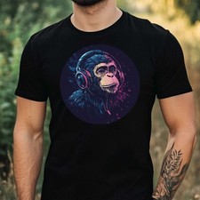 T-Shirt Herren Affe mit
