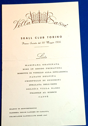 Antico menu villa sassi - antico, sassi-skall