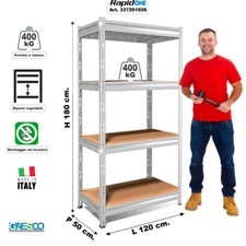 Scaffale in metallo montaggio