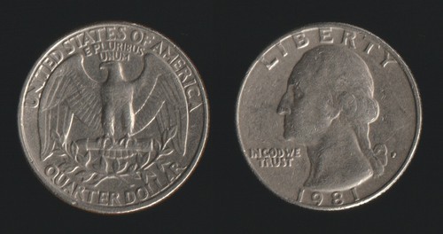 Usa quarter dollar 1981 - 1/4,