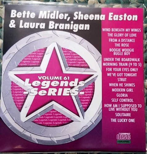 Legends karaoke cdg bette - karaoke,