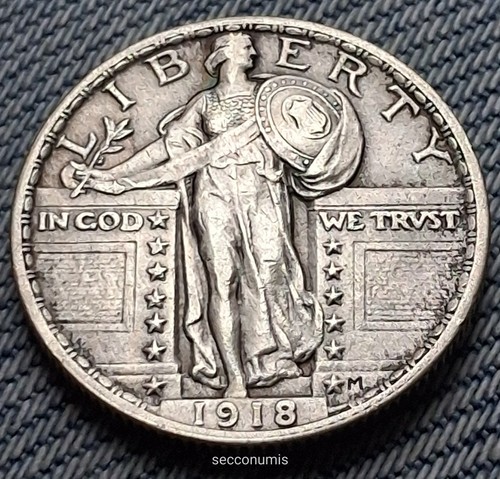 Usa quarter dollar 1918 - quarter,