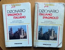 2 Volumi DIZIONARIO SPAGNOLO-ITALIANO e ITALIANO SPAGNOLO - DeAGOSTINI  1993