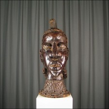 80347) Testa Ekoi Nigeria Africa ARTE AFRICANA