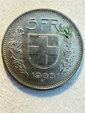 Moneta 5 Franchi  Svizzeri