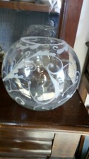 Vaso in cristallo Sferico