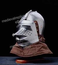 Casco medievale Bascinet