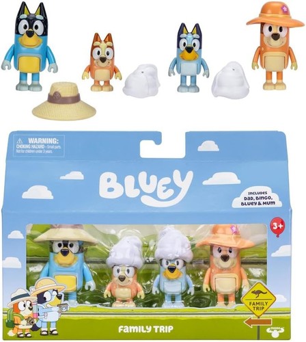 Bluey personaggi set 4 - set,