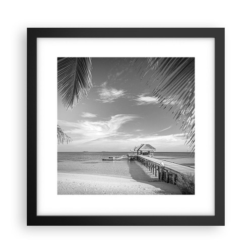 Poster 30x30cm celeste - 30x30cm,