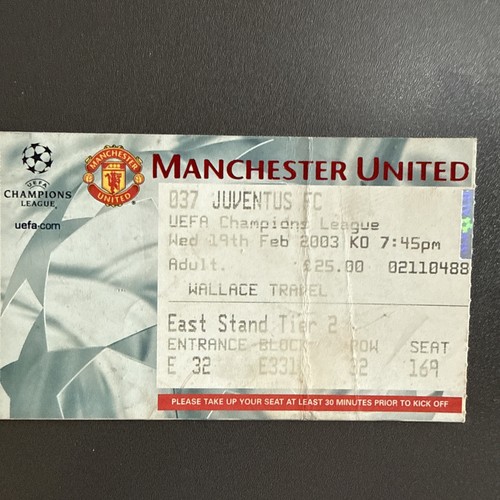 Biglietto partita manchester - partita,