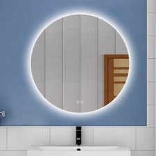 Specchio con LED|Disappannamento|Memoria|Dimmerabile con 3 Colore