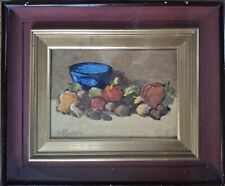 Dipinto di GIOVANNI BARTOLENA,olio su Tavola 35x25, Scuola Labronica