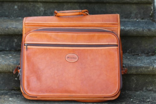 Borsa pelle viaggio fiat - borsa,