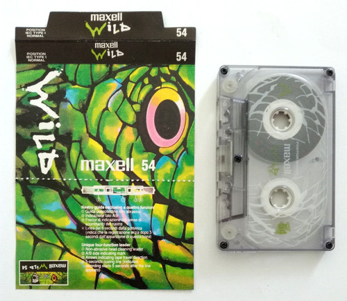 Maxell wild musicassetta - mc, 54