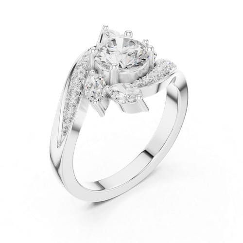 Anello tondo vvs1 - 1,5, d