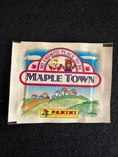 SEALED PACKET BUSTINA FIGURINE SIGILLATA PANINI MAPLE TOWN ZELFKLEVENDE PLAATJES