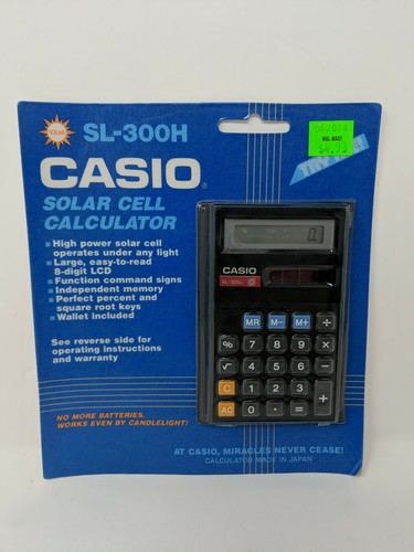 Casio 300h calcolatrice - casio, sl-300h