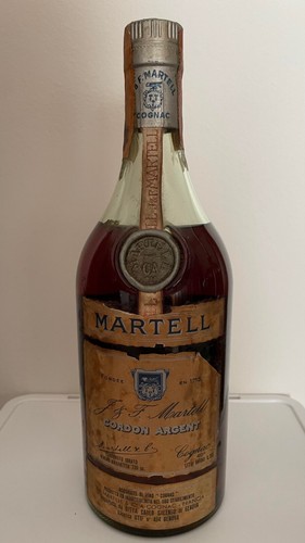 Bottiglia cognac martell - bottiglia,