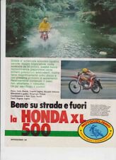 advertising Pubblicità MOTO HONDA XL 500 1980 MOTOGIAPPONESI ENDURO EPOCA