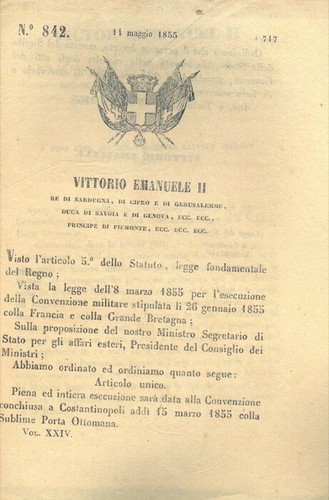 Regio decreto con cui - regio,