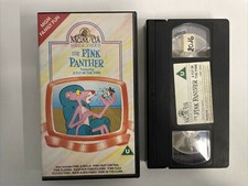 THE PINK PANTHER - LA PANTERA ROSA - VHS -  animazione MGM