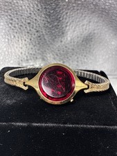 Orologio TI Texas Instruments LED rosso donna tono oro BISOGNA batteria