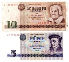 GERMANIA EST DDR - BANCONOTE