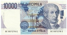 10000 LIRE BANCA D'ITALIA