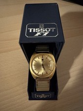 Tissot Seastar orologio vintage uomo carica manuale Placcato Oro