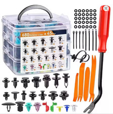 680 Car Clips + Tools Rivets