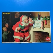 NATALE 2000 COCA COLA BABBO NATALE VIAGGIATA – CARTOLINA VECCHIA A COLORI 